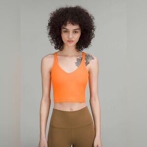 Discontinued Lululemon Women’s Orange Soda Align Tank Size  6
